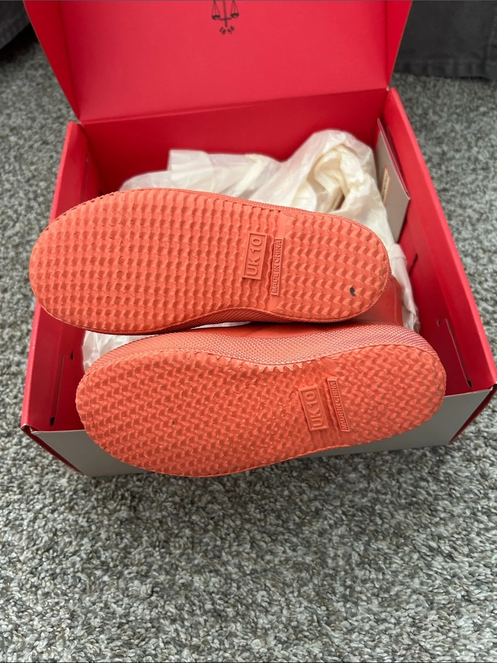 Hunter Kids Orange to Gold Gradient Rain Boots